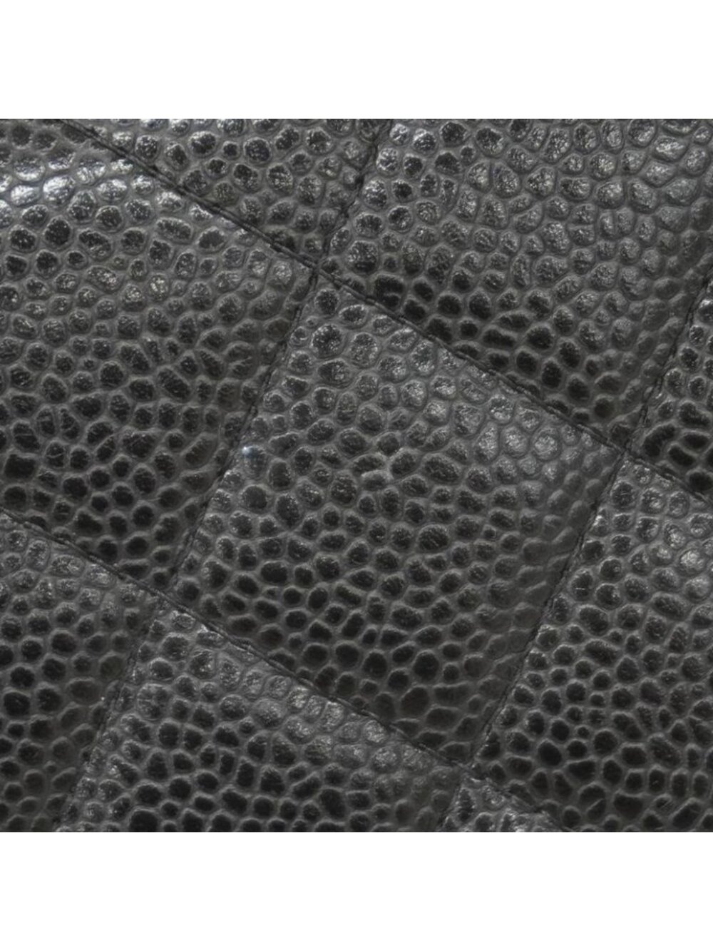 Chanel Shoulder Wallet Quilted Caviar Leather Black Silver - Picture 8 of 10